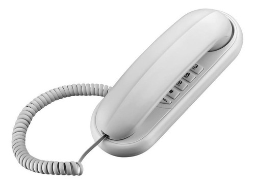 Telefone Gôndola Tcf1000 Branco Compatível Pabx Flash Redial