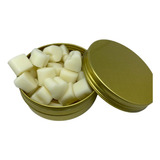 Kit Com 2 Latinhas Douradas - Wax Melts Pastilhas Perfumadas