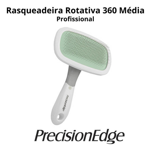 Rasqueadeira Profissional 360 Rotativa Média Precision Edge