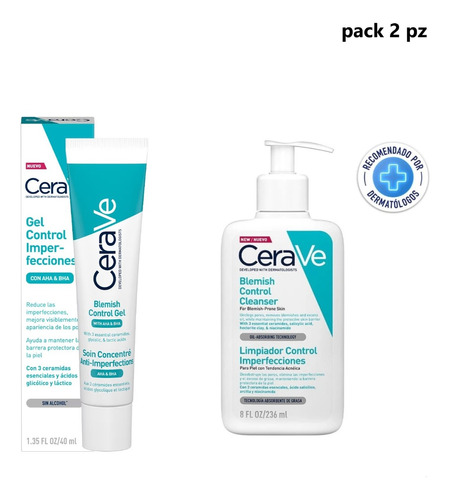 Gel Y Limpiador Cerave Blemish Control Imperfecciones