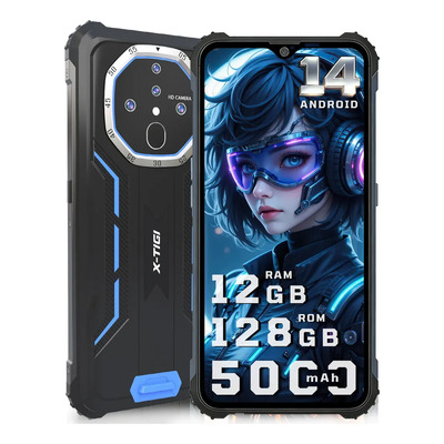 X-tigi Bison2 Phone Kingkong 12 Gb+ 128 Gb Android 14 Dual Sim With Slot Sd Octa-core 5000 Mah 6.6 Inch Hd Screen Double Camera Smartphone With Facial