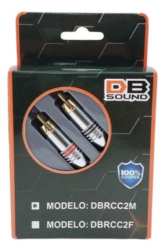 Cable Y Rca Reforzado Db Sound 100% Cobre 2 Machos 1 Hembra