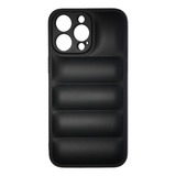 Funda Puffer Case Para iPhone Acolchonada Protectora Premium