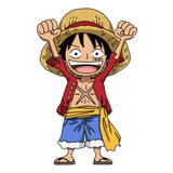 Sticker 6 Cm Nuevo One Piece Vinil Para Carro A Elegir Luffy