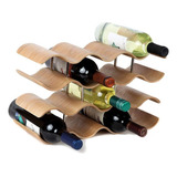 Estante Onda Para Botellas De Vino 14 Compartimientos Hogar