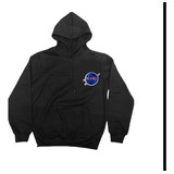 Sudadera Adulto Con Gorro Negra Nasa