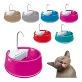 Bebedouro Para Cachorros E Gatos Fonte Com Água Corrente Joy Cor Rosa