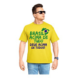 Camiseta Bolsonaro Brasil Acima De Tudo Deus Acima De Todos!