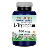 Vitamins Because L-tryptophan Triptofano 500mg 200cáps Impor