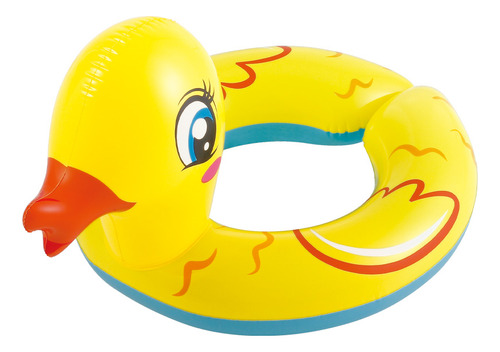 Pato Inflable Salvavida Pileta 55 X 46 X 32 Cm Summer Waves