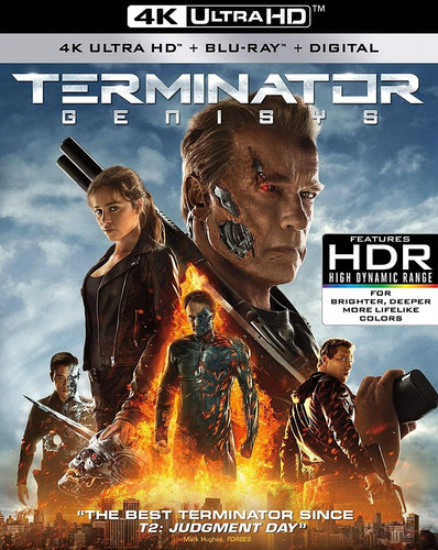 4k Ultra Hd + Blu-ray Terminator 5 Genisys / Genesis