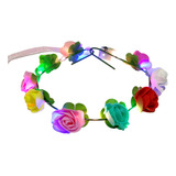 Pack 10 Diademas Flores Led Coronas Cintillos Led 799-2