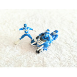Power Rangers Azul Moto, Micro Machines Galoob, Esc. 1/150