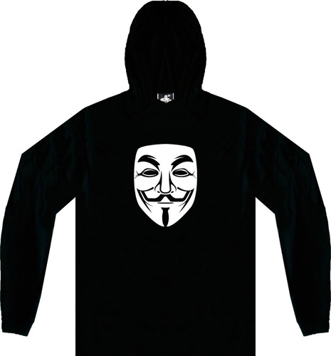 Buzo Anonymous Camibuzo Hacker Gamer Tv Tienda Urbanoz