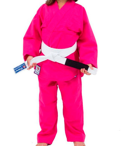 Kimono De Judô Infantil Combate Torah Rosa