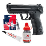 Paquete Marcado Hk45 Co2  Airguns Bbs 4.5mm 40fps Xchws C