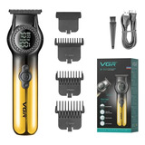 Vgr 990 Cortadora Perfiladora De Cabello Trimmer Dorado