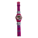 Reloj Digital Infantil Rosa Niña Gatito Mod 11