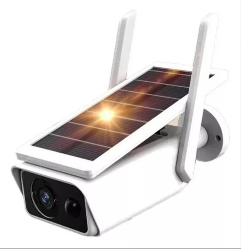 Câmera De Segurança Wifi Energia Solar Bateria Visão Noturna