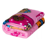 Manta Soft Barbie Viagens 1,50x2,00m Licenciado Jolitex