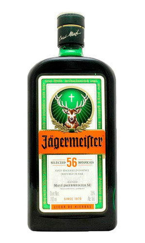 Jägermeister 700ml Licor De Hierbas Jager Original Alemania