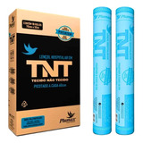 Lençol Para Maca Plumax Tnt 70cmx50m - Cx 10 Rolos Cor Azul