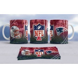 Plantillas Sublimación Tazas - Nfl Fútbol Americano