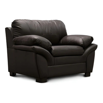 Sillón De Piel Genuina - Génova - Confortopiel Color Chocolate | Meses sin interés