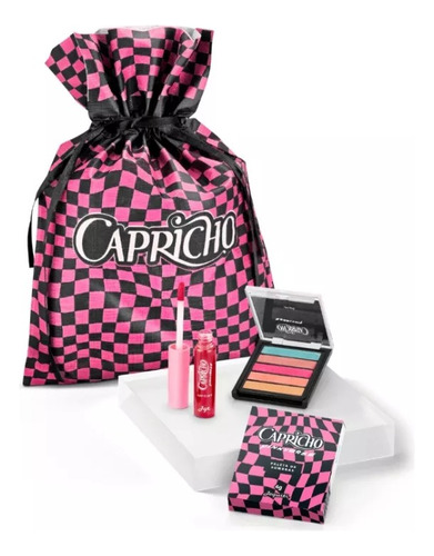 Kit Capricho Pinkverse Jequiti Lip Tint + Paleta De Sombras