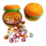 2 Estuches Hamburguesa Con Gomas Mini Aroma Kawaii Borrador