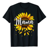 Mamá Con Girasol Amarillo Floral Gráfico Día De La Madre Cam