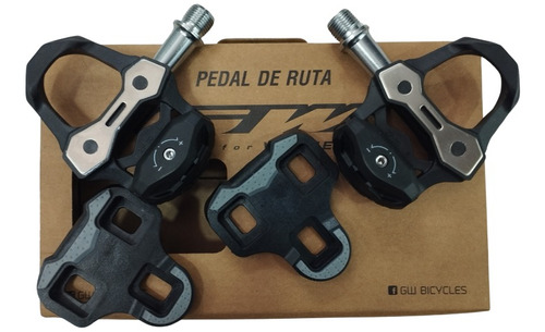 Pedales Gw Carbón Bicicletas Ruta Ligero 