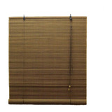 Persiana Bambu Rolo Marrom 100 (l) X 180 (a) Cm Cortina