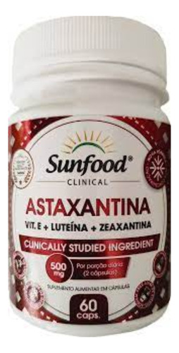 Astaxantina 60 Capsulas - Sunfood Clinical