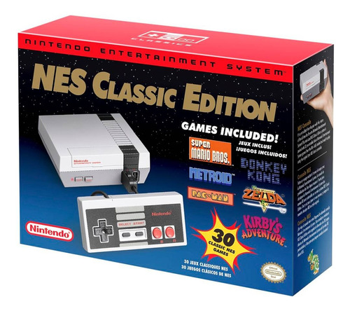 Nintendo Nes Classic Edition Mini Consola Con 30 Juegos 