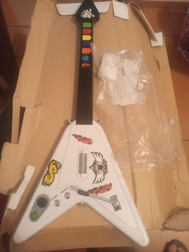 Guitarra Guitar Hero X 360 Sem Fio (wireless) Xbox 360 E Pc