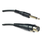 Cable De Microfono Xlr A Plug Audio Sonido 