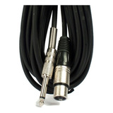 Cable Microfono Canon Xlr A PLG 6.5 6 Metros Moon Ce6cp Cjf