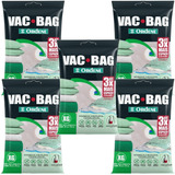 Kit 5 Sacos Vácuo Edredom Roupa Vac Bag Extra Grande 100x80