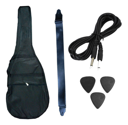 Combo Guitarra Clasica Electroacustica + Accesorios