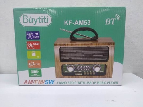 Radio Kf Sm-53 Buytiti Con Blueth/usb/fm/am/mp3