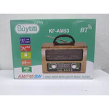 Radio Kf Sm-53 Buytiti Con Blueth/usb/fm/am/mp3