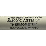 Termómetro Astm 3c De Mercurio De -5 A 400°c. Kessler 1110
