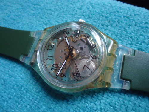 Swatch Eskeleton Reloj Vintage Retro Para Mujer Del Año 1994