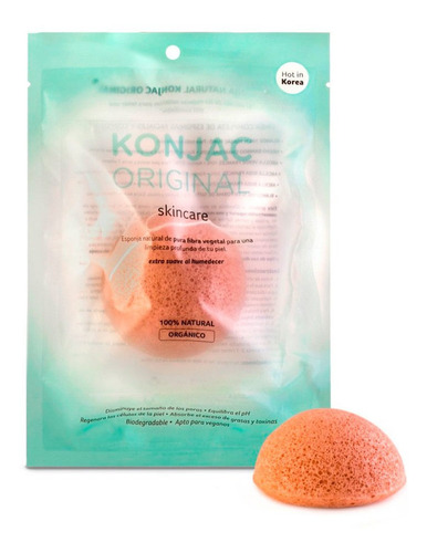 Coony Esponja Facial Konjac Natural De Fibra Vegetal