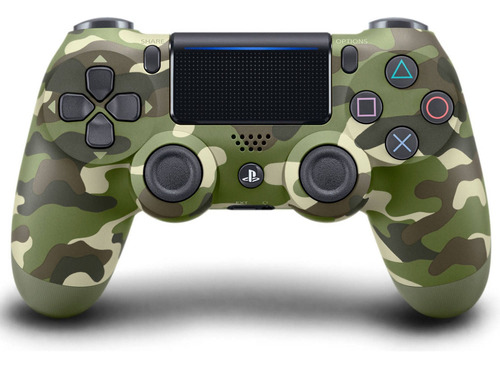 Controle Ps4 Dualshock 4 Original Sony Verde Camuflado Novo