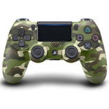 Controle Ps4 Dualshock 4 Original Sony Verde Camuflado Novo