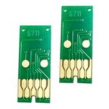 Chip Mantenimiento  Para Epson Wf3520 Wf3620 Wf7110 T6711