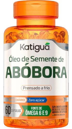 Oleo De Semente De Abobora 60 Capsulas Katigua