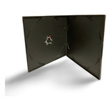 Caja Cd/dvd Simple 7mm Negra Importadas X 10 U